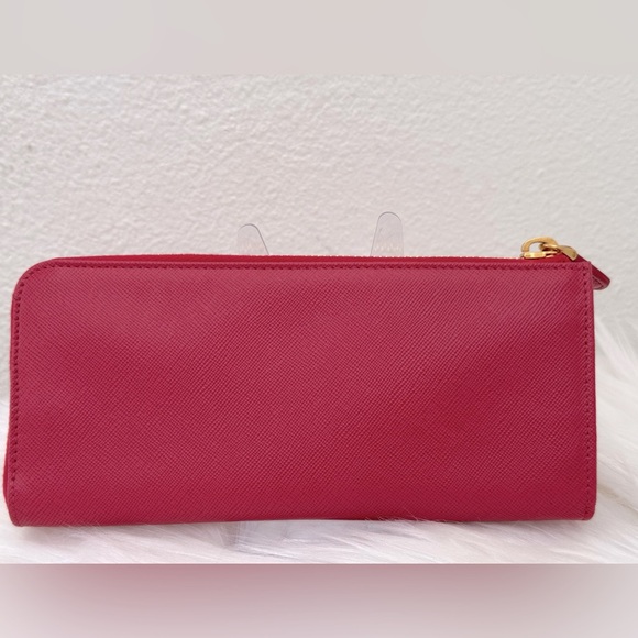 PRADA Milano Saffiano Leather Zippy Long Wallet - Picture 3 of 12